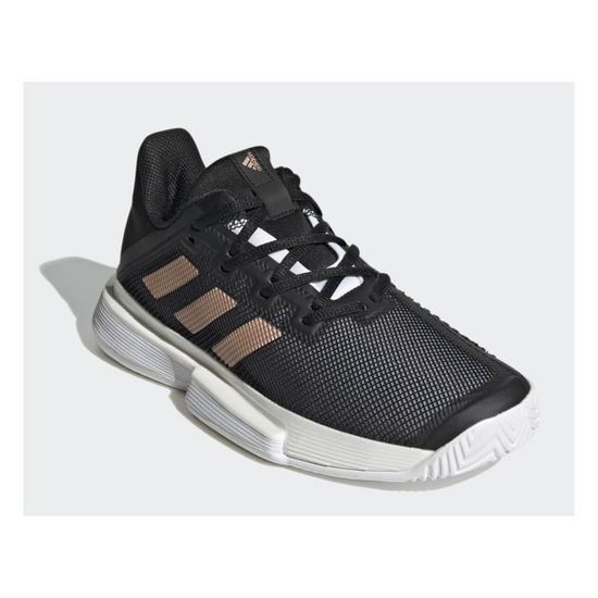 Chaussures ADIDAS Femme SoleMatch Bounce Noir Or Blanc AH 2020