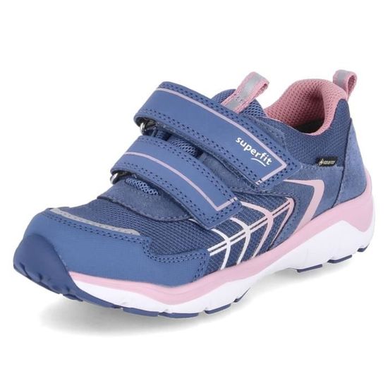 Baskets Enfant Pablosky Sax 210860 - Cuir Naturel, Semelle SUPERFLEX | Approuvées Podologue