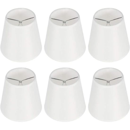 3 Pièces E14 Tissu Abat-Jour Moderne Abat-Jour Clip sur Couvercle de