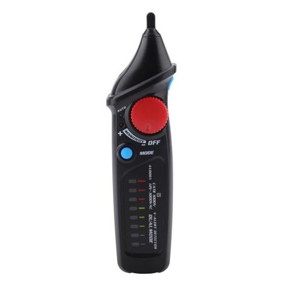 BSIDE AVD06 Testeur de tension sans contact Stylo Testeur de tension AC 12-1000V mode automatique/manuel test de fil NCV live Breakpoint Locator avec indicateur LED coloré sensibilité