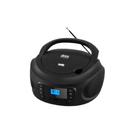 Lecteur - Radio CD - USB FM 87.5-108Mhz, Lecteur CD/CD-R/CD-RW Lecteur USB , RMS 2*2W NOIR