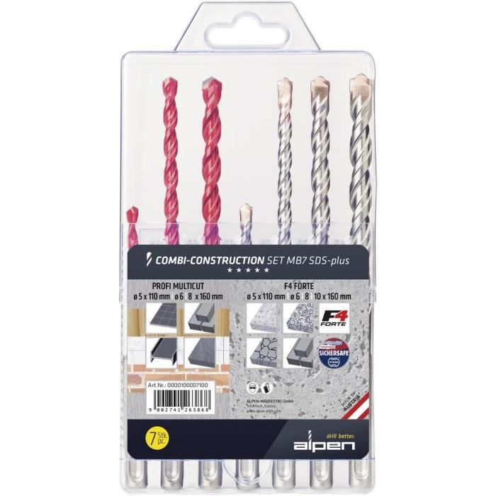 Foret universel 7 pièces Alpen 0000100007100 1 pc(s)