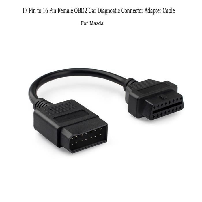 Pour Nissan 14 Pin OBD1 à 16 broches OBD2 voiture diagnostic câble adaptateur connecteur Rr160