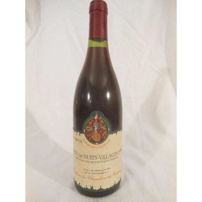 côte de nuits villages tastevinage rouge 1990 - bourgogne