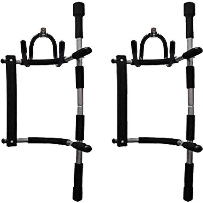 DIP STATION e 2 barres de traction pour barre de traction Support mural solide de qualiteacute Pour votre classe de fitness ou336