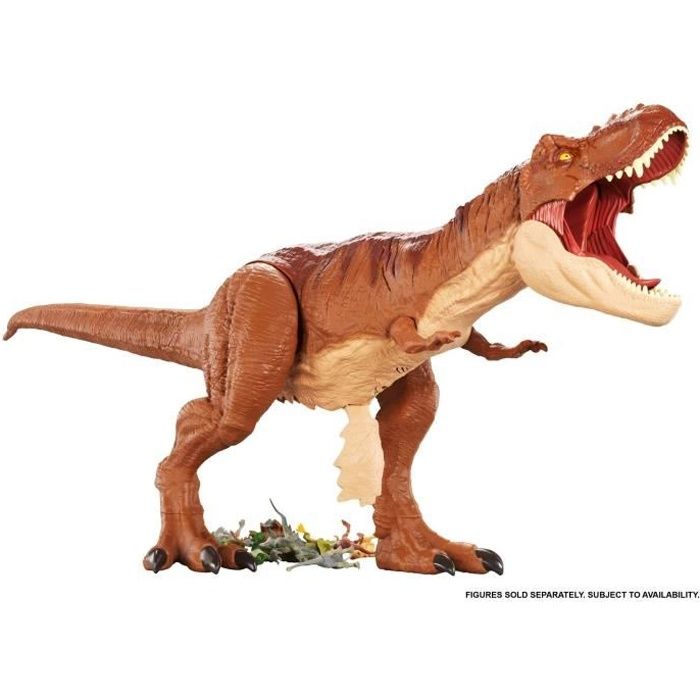 Jurassic World Super Colossal T-Rex Figurine, jouet pour enfant, FMM63