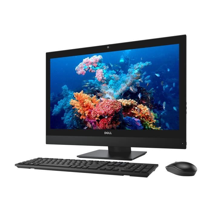 Dell OptiPlex 7450 Tout-en-un 1 x Core i5 7500 - 3.4 GHz RAM 8 Go SSD 256 Go graveur de DVD HD Graphics 630 GigE LAN sans fil:…