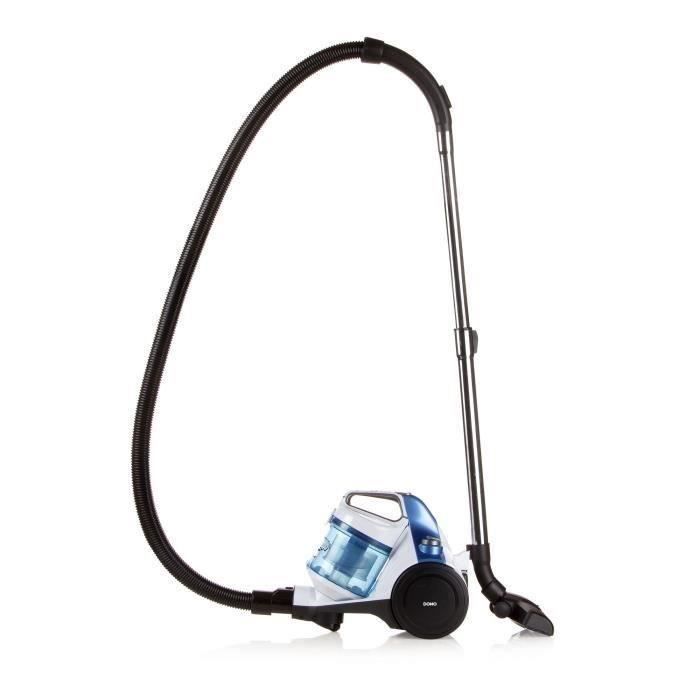 SHOT CASE - DOMO Aspirateur sans sac DO7286S - 2 L - AAA - 700 W - Systeme cyclonique - Filtre HEPA H12