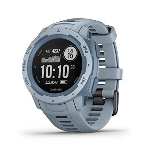 Garmin Montre Connectée Sport Instinct Gps Multifonctions Outdoor Bleu Écume