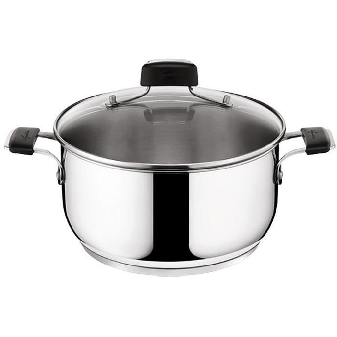Faitout Tempra D : 26 cm + couvercle - inox