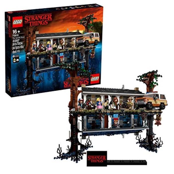 Jeu D'Assemblage LEGO TG411 75810 Stranger Things The Upside Down World Construction Set Contains Will's House and 8 Minifigures