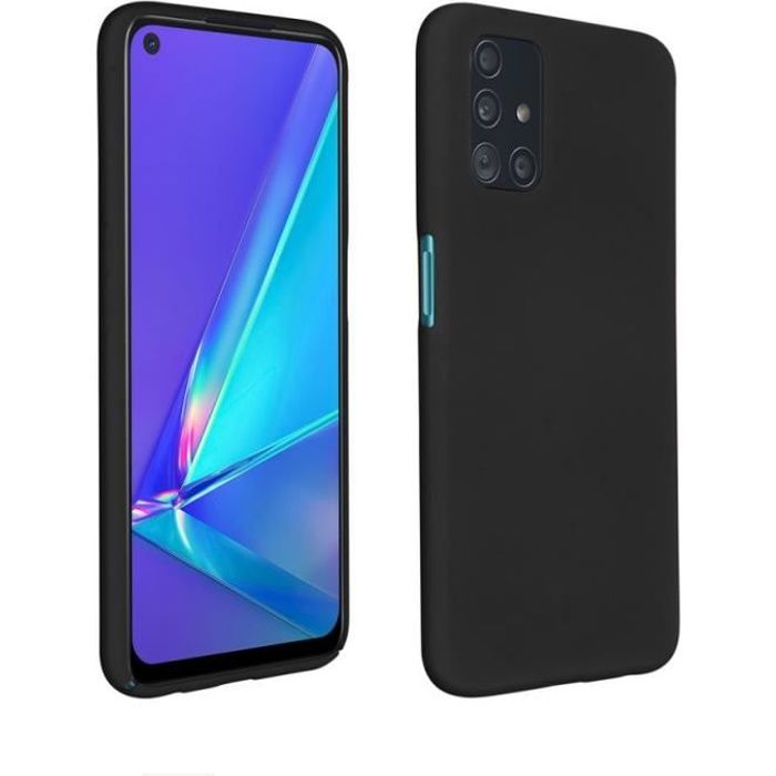 Coque Silicone TPU Couleur Noir Pour Oppo A72 Little Boutik Couleur :