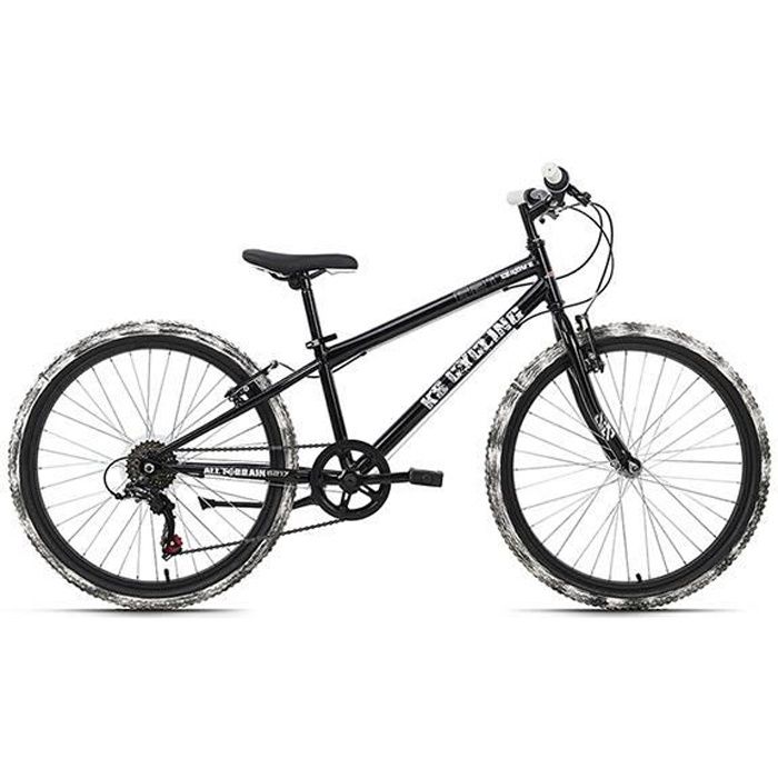 Vélo enfant 24'' Crusher noir-blanc TC 31 cm KS Cycling