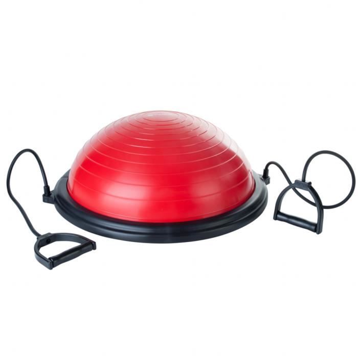 Pure2Improve Demi-ballon d'équilibre Rouge