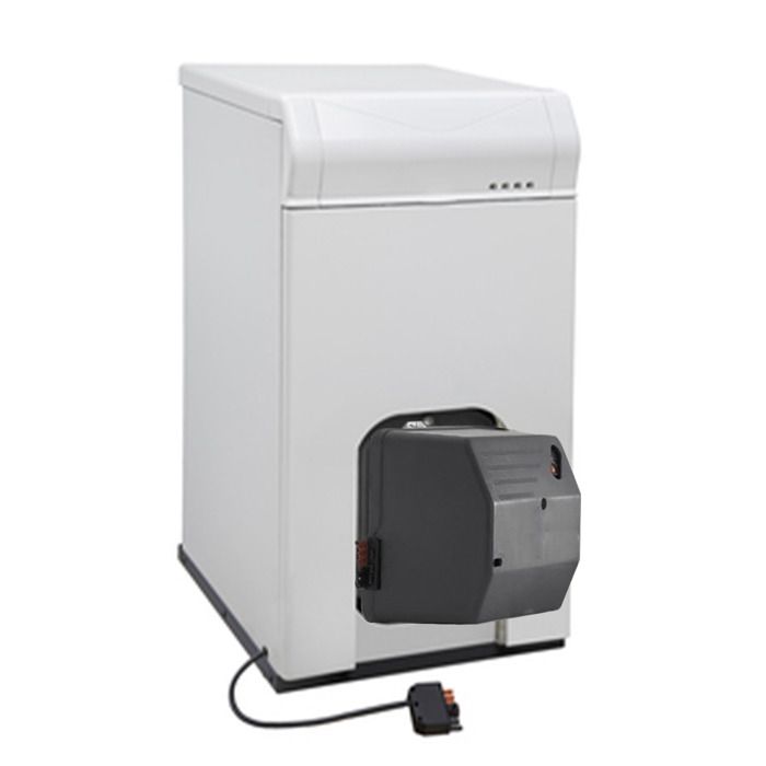 SANNOVER THERMIQUE Chaudière au fioul fonte cheminée Sun 50 kw - avec brûleur fioul ST 27-55