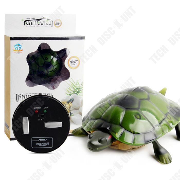 TD® Simulation de télécommande infrarouge tortue à induction  jouet animal délicat jouet télécommandé tortue électrique pour enfants