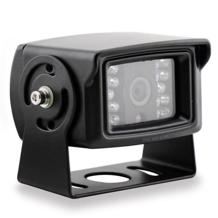 TD® Caméra de recul filaire - Modèle 18 LEDS noir-Caméra filaire étanche de rechange - Accessoire automobile stationnement