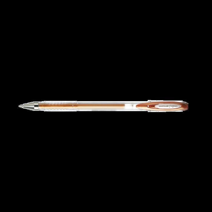 Roller encre gel Signo UM120NM Pte Moy. 0,7mm Bronze
