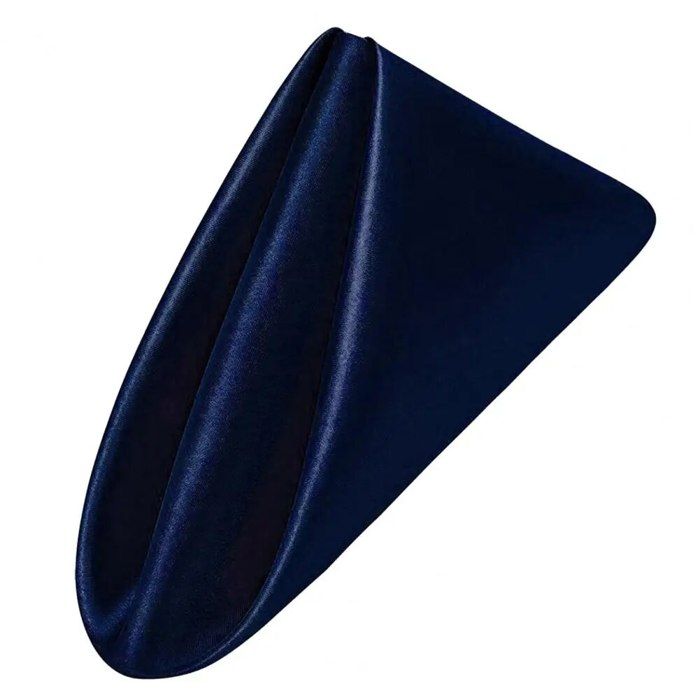 Argon Tableware Lot De 6 Porte-Serviettes Métalliques Bleu 4,5 Cm - Anneaux De Table Élégants