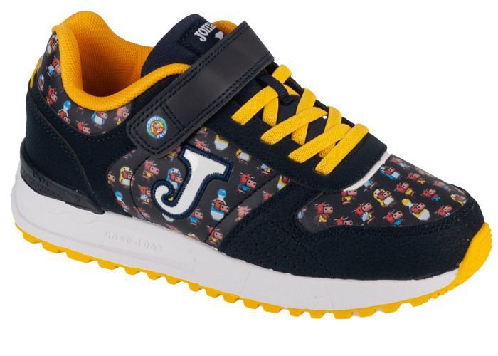 Joma Baskets - JOMA - Tornado Jr 24 - Bleu marine - Cuir synthétique - Scratch