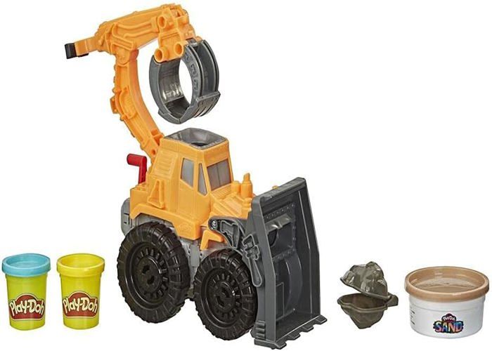PLAY-DOH WHEELS CAMION POUBELLE - 3 POTS DE PATE A MODELER