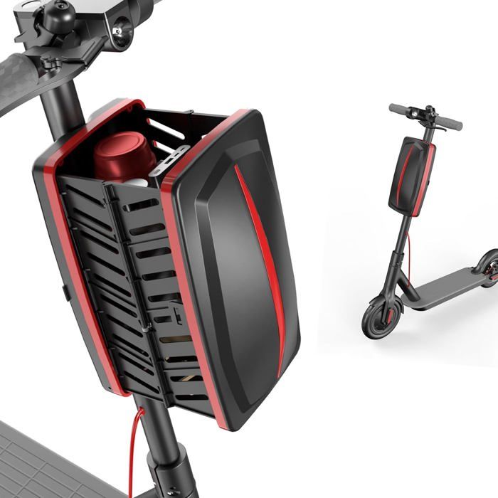 Sacoche Guidon Trottinette Électrique 3L Étanche - Sac De Rangement Avec Coque EVA - Accessoire Pratique