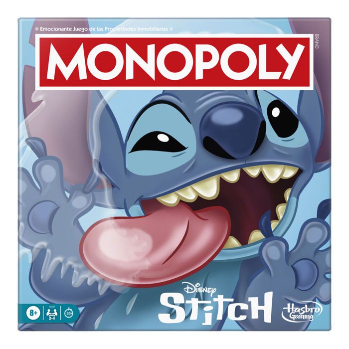 Jeu de société - HASBRO - Hasbro Spanish Disney Stitch Monopoly - Multicolore - Jeu de plateau - Intérieur