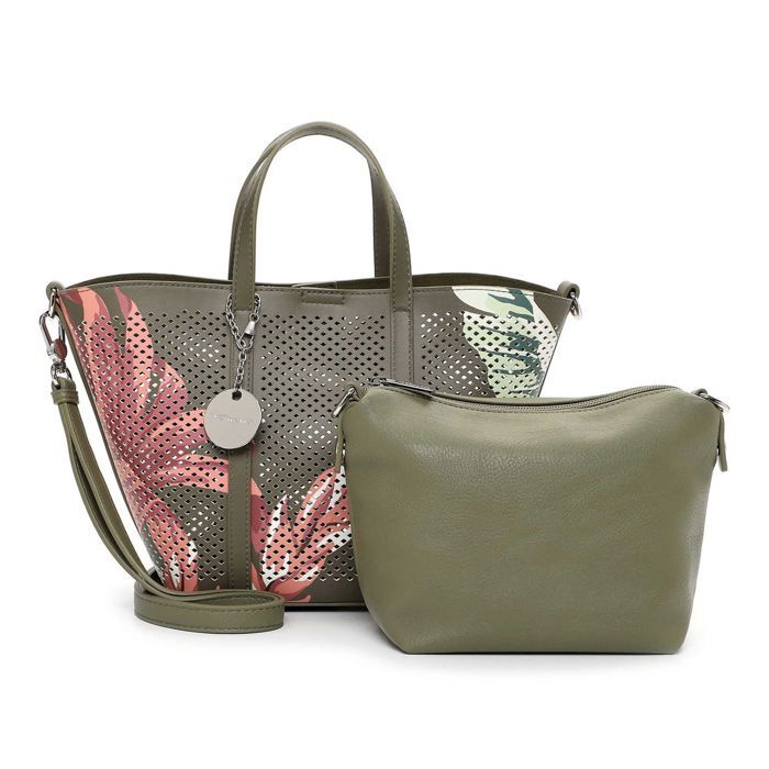 Tamaris Sac à épaule bandoulière kaki vert pour femme - TAS Kendra Cityshopper S Khaki 343593