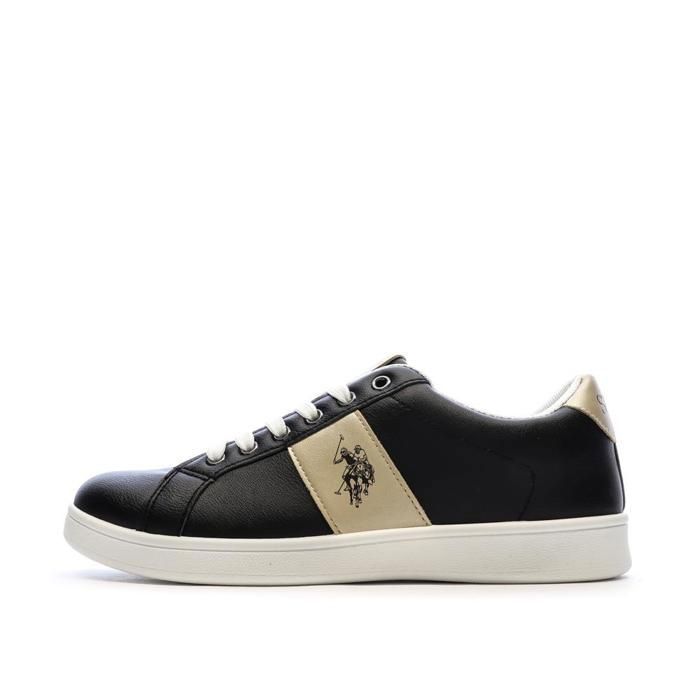 Baskets Noires/Dorés Femme US Polo ASSN For Everyday Baskets Noires/Dorés Femme US Polo ASSN For Everyday