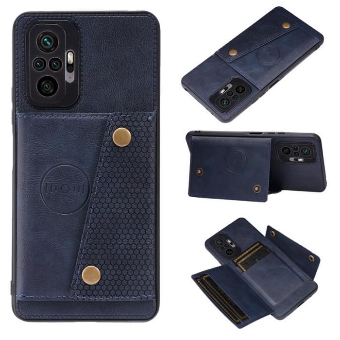 Étui à Rabat En Cuir Pour Xiaomi Redmi Note 11s 10s 9s 8 Pro - Support Intégré - Protection Complète - Neuf
