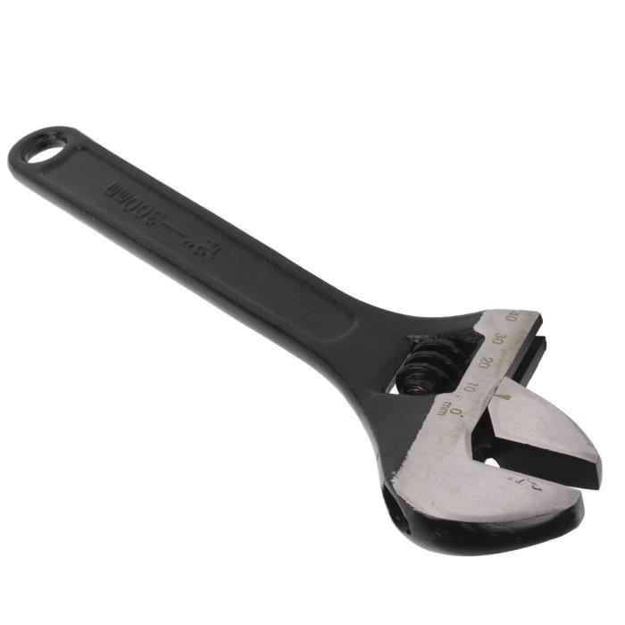 Clé à Tuyau (pipe Wrench) Réglable W&B 10 Pouces - Mâchoire 3 Pouces, Poignée Métal, Occasion USA