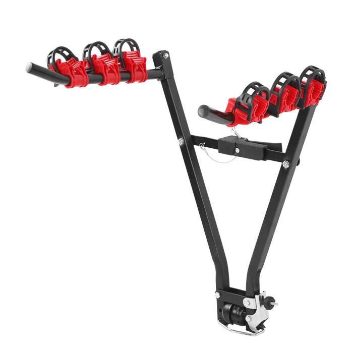 Porte-vélos 3 Places Sur Hayon – Support De Coffre Pour Voiture, Berline, SUV, Pliable