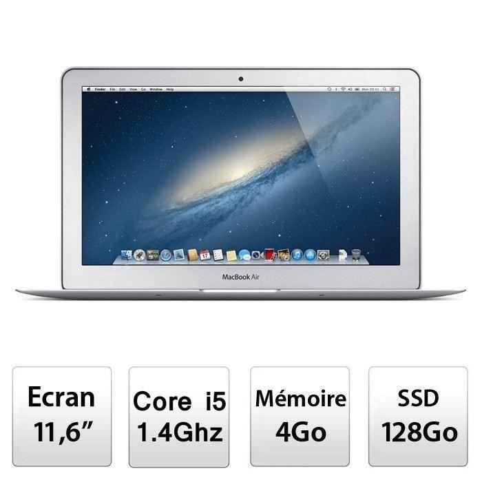 Top achat PC Portable Apple MacBook Air 11" MD711ZP/B - - QWERTY Clavie pas cher