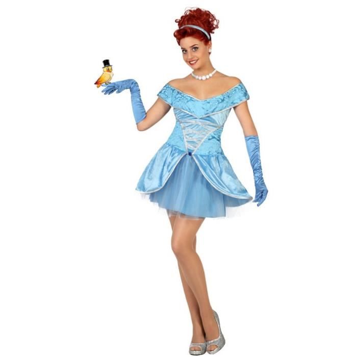 Deguisement top cendrillon adulte