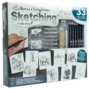 Kit dessin facile animaux de 33 pièces - Achat / Vente kit peinture Kit dessin  facile animaux de - Cdiscount