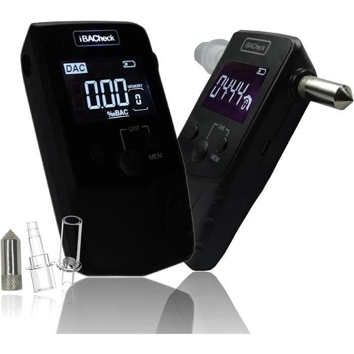 Éthylotest électronique Rechargeable USB - Alcoomètre Numérique Portable, Détection Rapide - 2