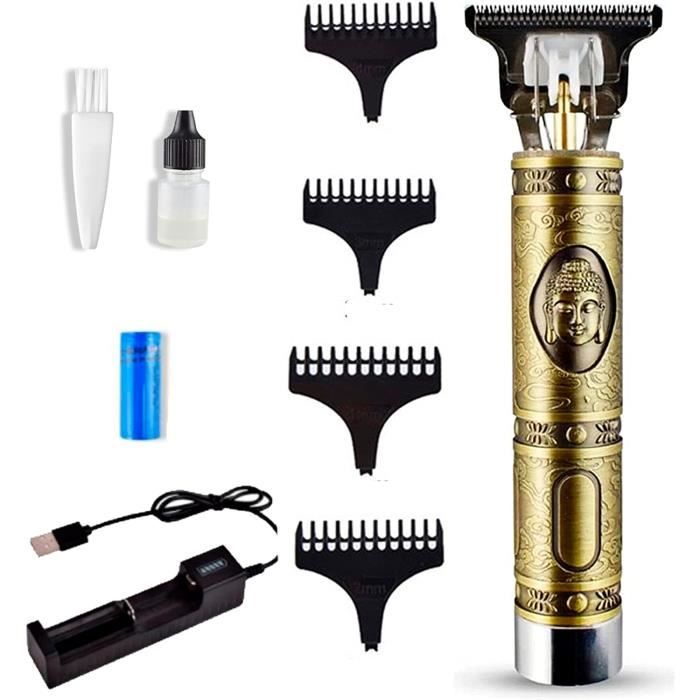 Machine à couper les cheveux avec modèle Bouddha,Trimmer Hair Bouddha Gold,Rasoir Bouddha Gold