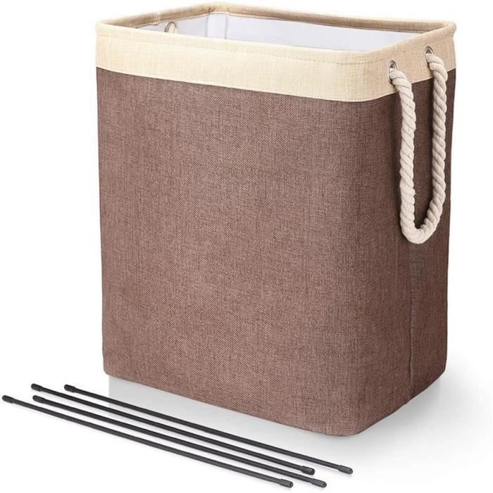 Fahibin 3Pcs Sac de Rangement Suspendu en Coton et Lin, Pliables