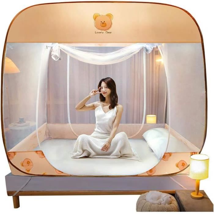 Moustiquaire Pop-Up AIMEKE 200x80x56 Cm – Protection Insectes Pour Voyage, Camping Et Domicile, Pliable Et Légère