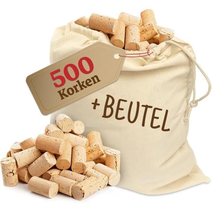 Lot De 250 Bouchons En Liège Naturel – Pour Artisanat, Déco, Mariage, Projets DIY