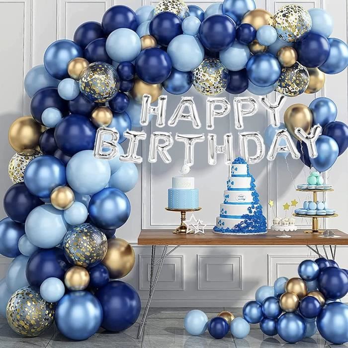 Kit décoration Buffet Anniversaire 1 An Bleu 410048 : Festizy