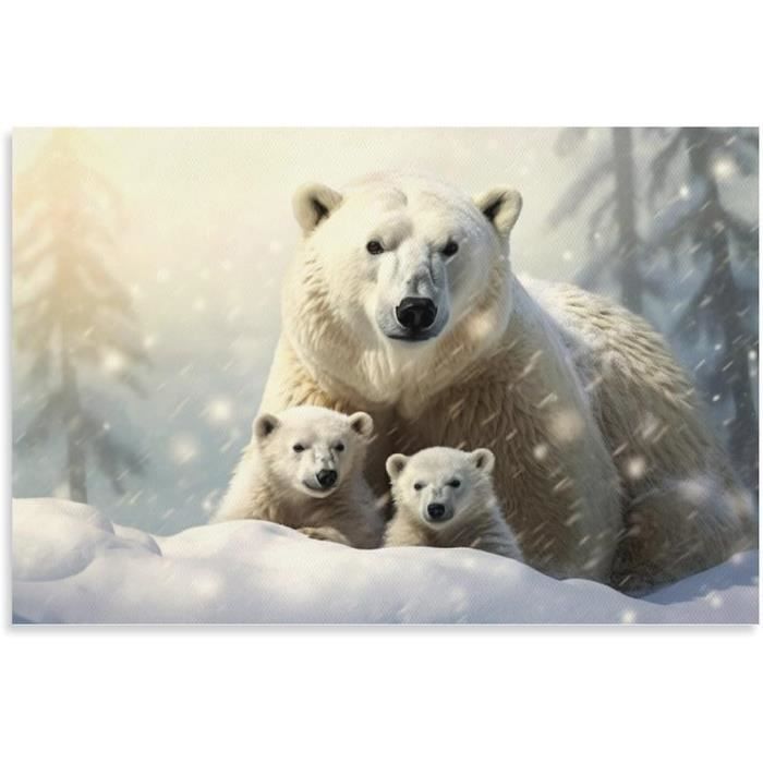 Affiche Décorative Sur Toile - Flamant Rose Audubon, Art Vintage Pour Chambre, Salon, Bureau