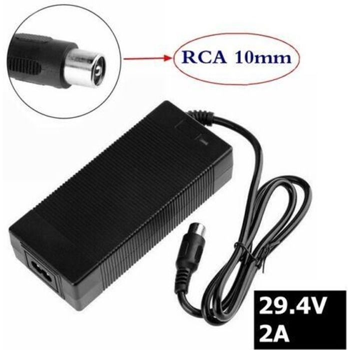 2A 29.4V chargeur pour batterie au lithium 24V