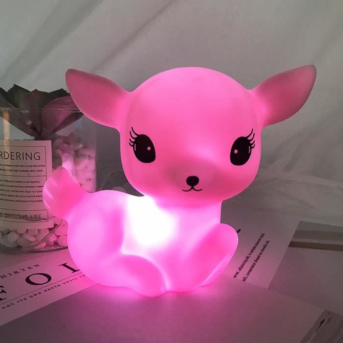 Veilleuse Chambre D Enfant Lampe Lumiere De Nourrissage Cerf