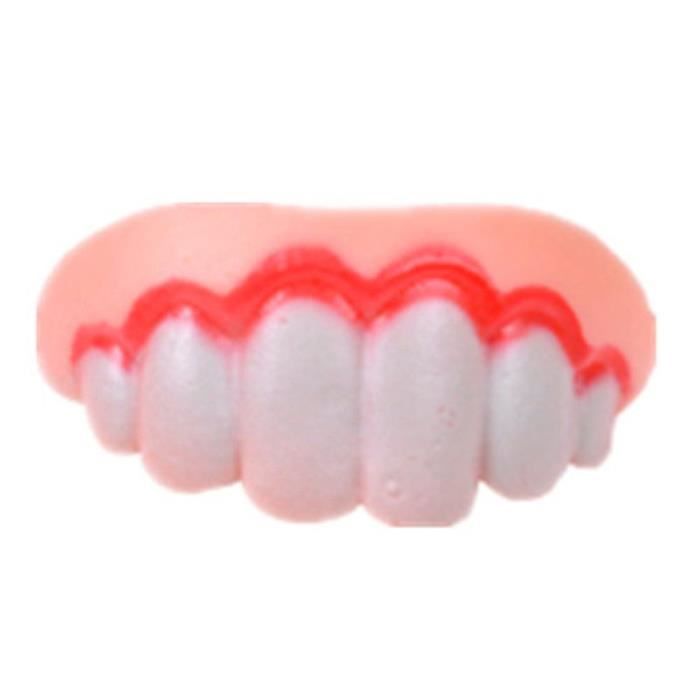 Dents De Vampire Zombie Protheses Dentaires Droles Jouets Halloween Tricky Faux Dentiers Carie Blanc Achat Vente Bijoux Deguisement Cdiscount