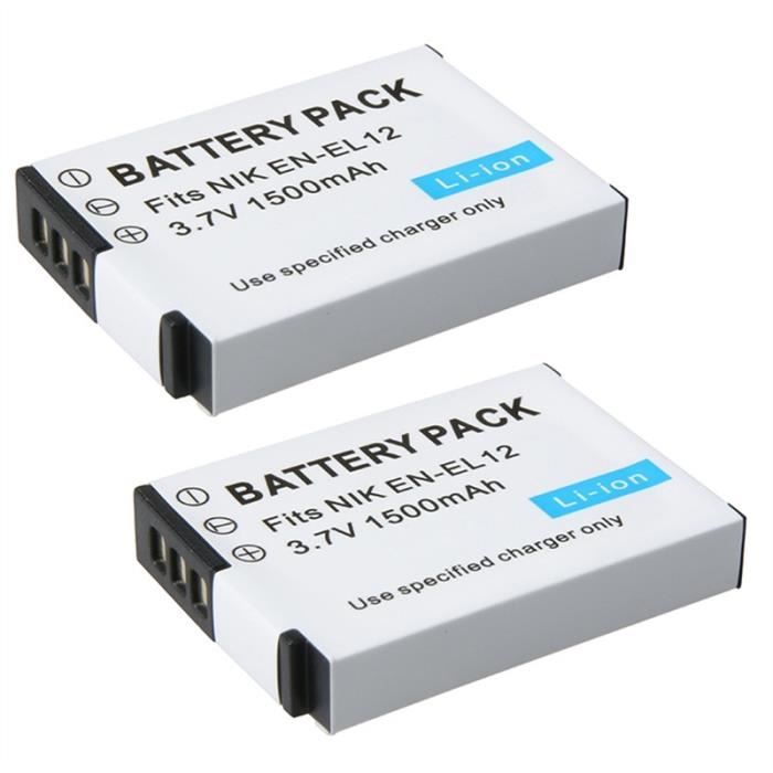 S9600 EN-EL12 3x BATTERY 700mAh for Nikon CoolPix S9300 P300