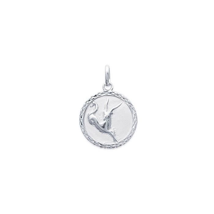Pendentif Astrologie Capricorne en Argent 925 main image 0