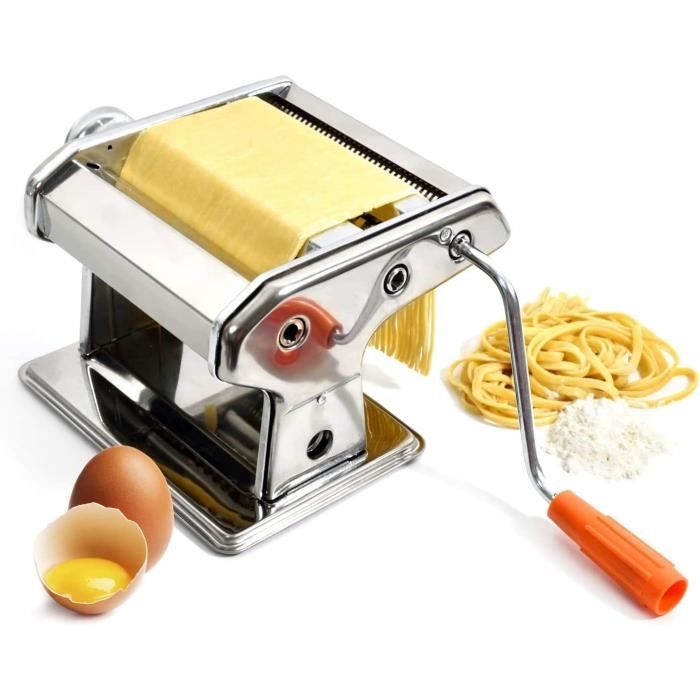 Machine à Pâtes Manuelle Rouge, Fait Maison, Pour Nouilles Et Boulettes, Super Pratique