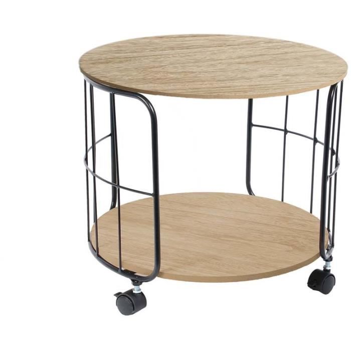 Table Basse Ronde Sur Roulettes Indus Achat Vente Table Basse