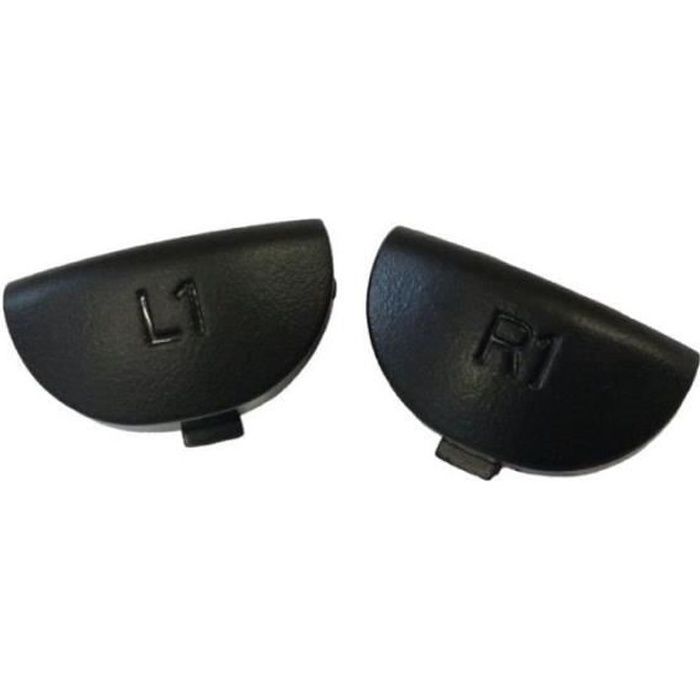 Boutons de déclenchement - SKYEXPERT - R1 L1 - Remplacement - Compatible PS4 - Noir